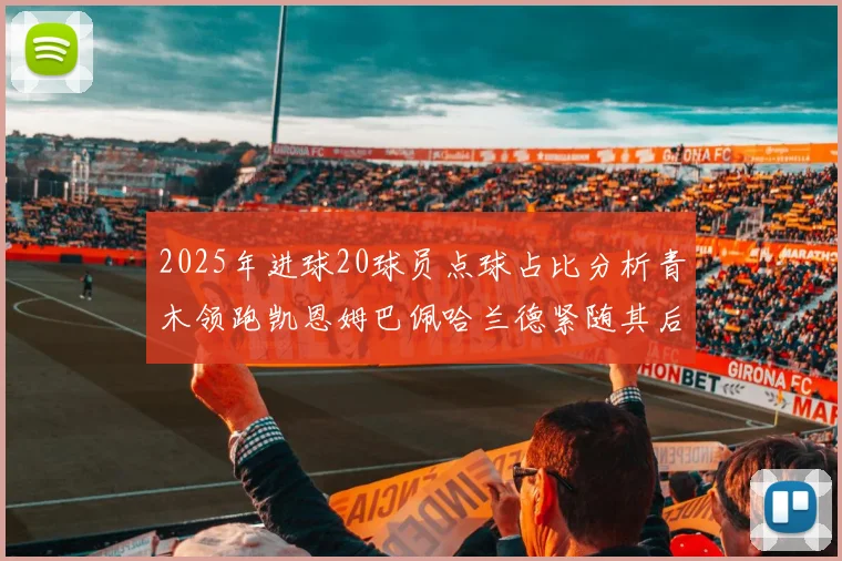 2025年进球20球员点球占比分析青木领跑凯恩姆巴佩哈兰德紧随其后